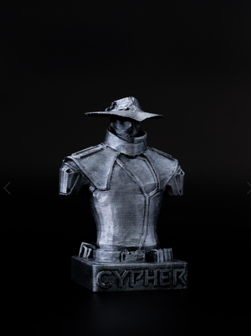 🕵️♂️🎩 Cypher 3D Baskı Büst