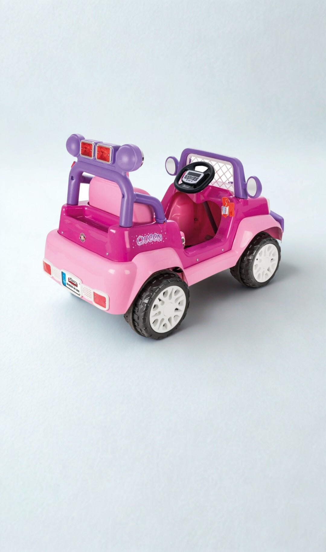 Pilsan Prenses 12V Akülü Araba Pembe – Çocuklar İçin Işıklı Müzikli Elektrikli Akülü Jeep