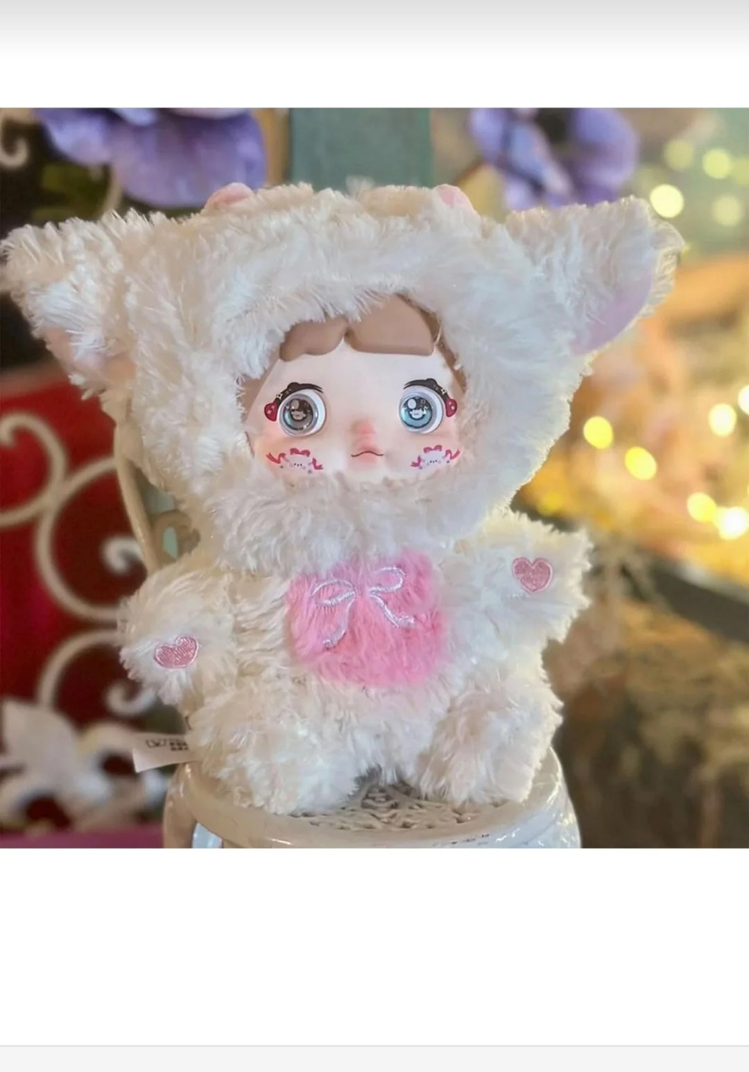 Nommi Sürpriz Bebek Peluş Anahtarlık 17 cm Sürpriz Poşet Çanta Charmı