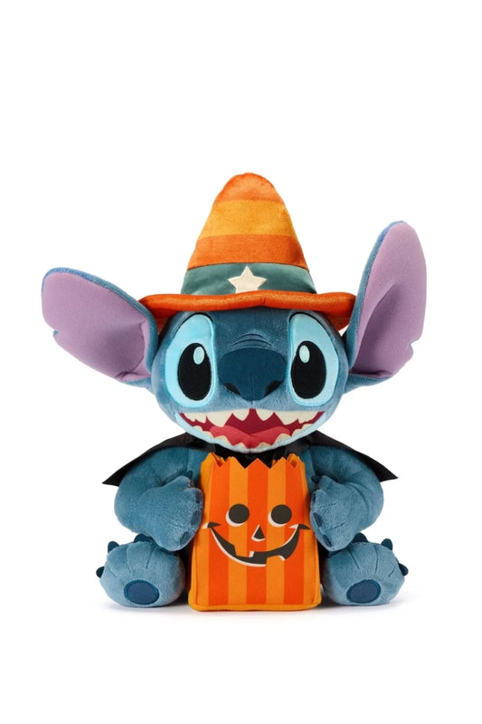 Popcorn Şapkalı Stitch Peluş Oyuncak 50 cm – Büyük Boy Yumuşak Stitch Peluş