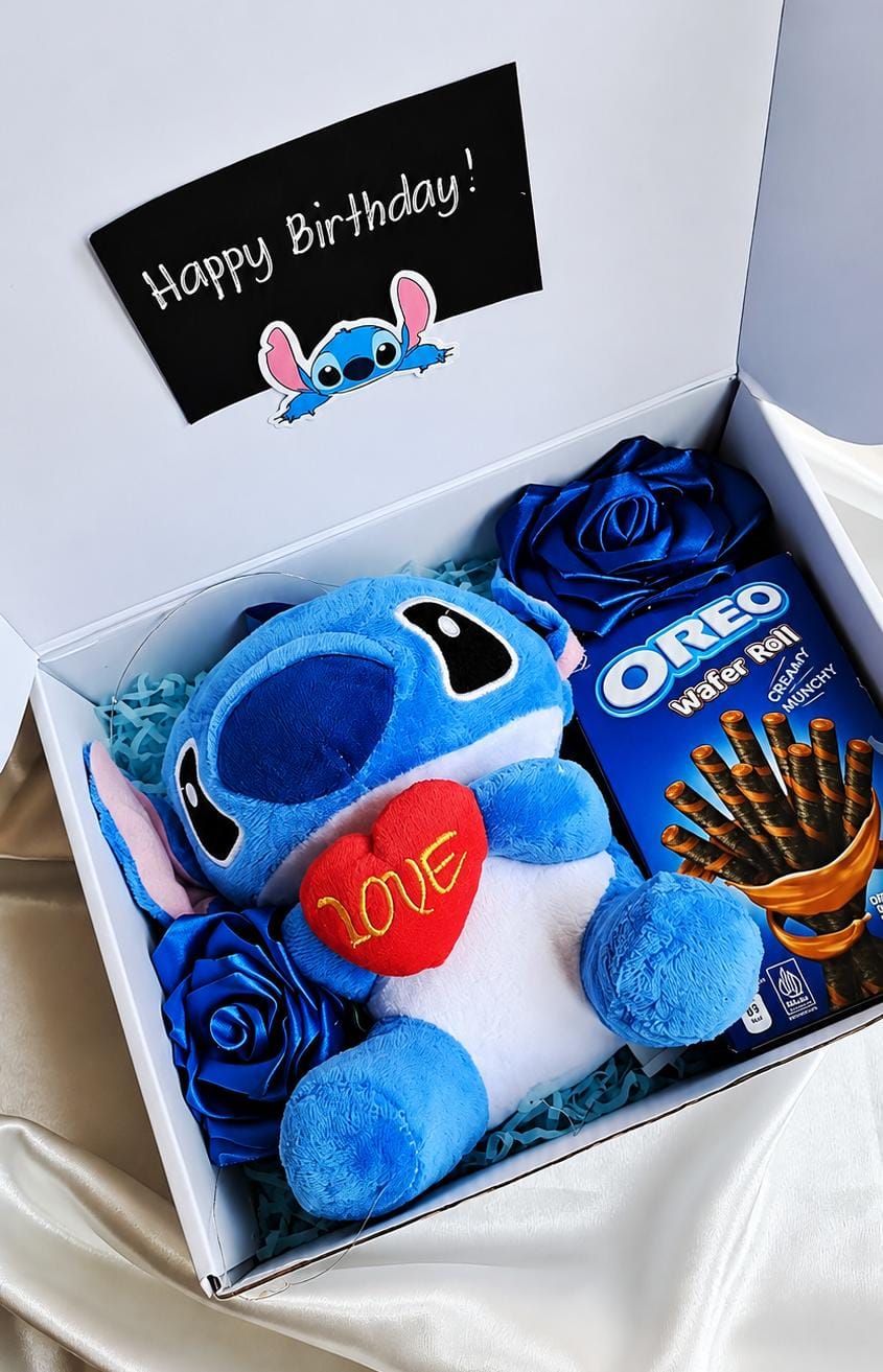 Stitch Oreolu Aşk Kutusu