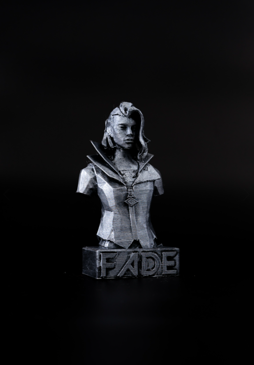 🌑🖤 Fade 3D Baskı Büst
