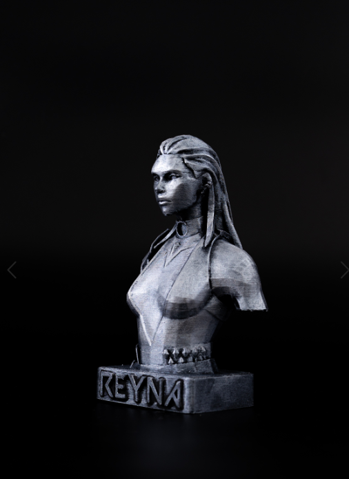 🟣👑 Reyna 3D Baskı Büst