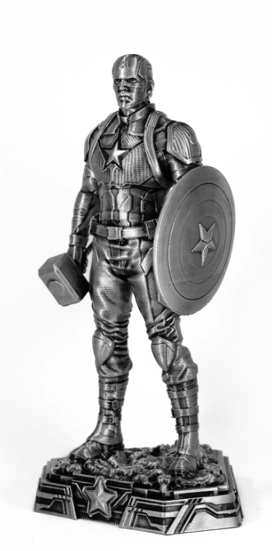 🛡️US Captain America 3D Baskı Figür