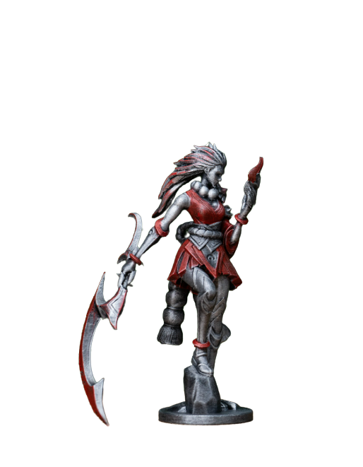 🌙⚔️ Diana 3D Baskı Figür