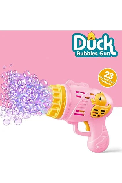 Duck Bubble Gun Ördek Tasarımlı Otomatik Köpük Tabancası – Çocuk Baloncuk Oyuncağı