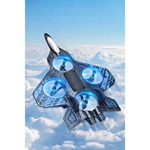 Işıklı Futuristik Jet Uçak Oyuncak – LED Motorlu Uzay Jet Figü