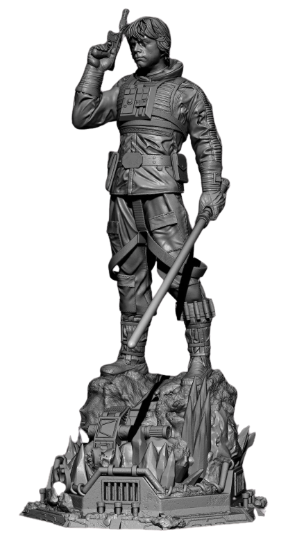 🌌⚔️ Luke Skywalker 3D Baskı Figür