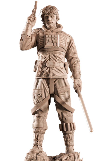 🌌⚔️ Luke Skywalker 3D Baskı Figür