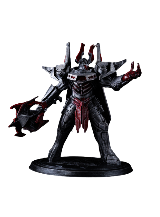 🛡️🖤 Mordekaiser 3D Baskı Figür