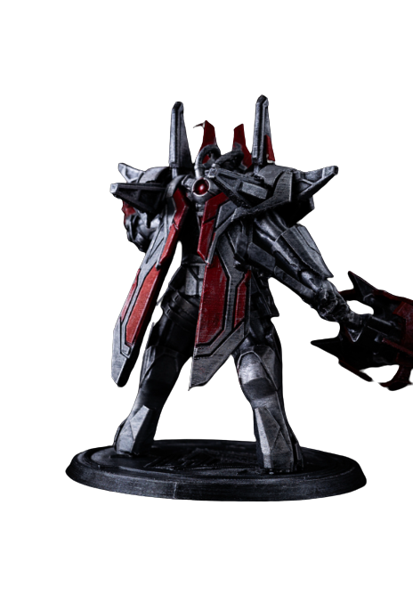 🛡️🖤 Mordekaiser 3D Baskı Figür