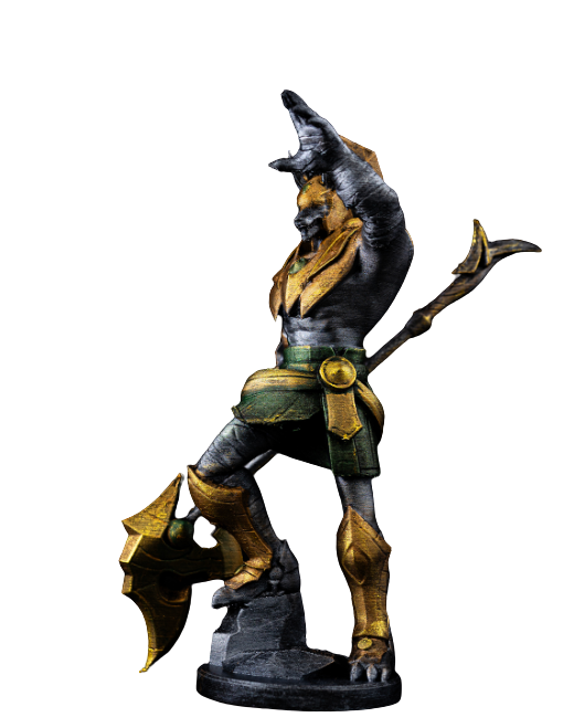 🐺🏺 Nasus 3D Baskı Figür