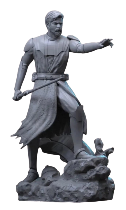 ⚔️🌌 Obi-Wan Kenobi 3D Baskı Figür