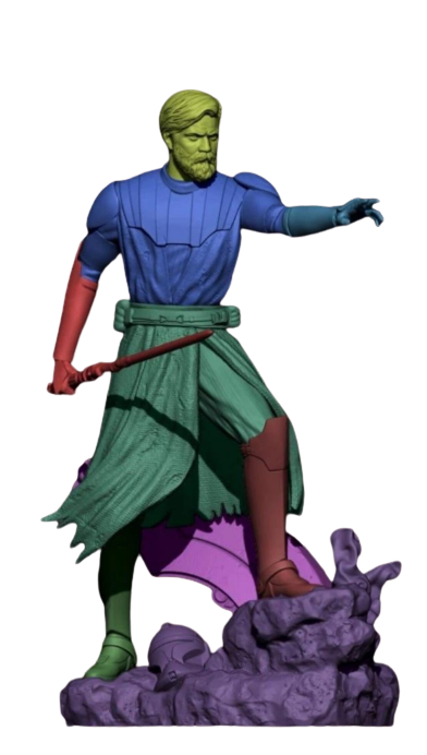 ⚔️🌌 Obi-Wan Kenobi 3D Baskı Figür