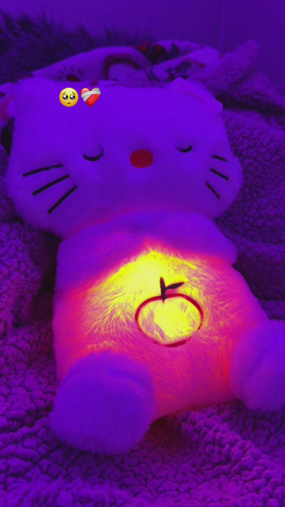 Nefes Alan Hello Kitty Uyku Arkadaşı 💤 Işıklı Peluş Oyuncak