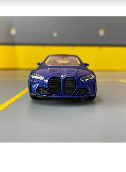 BMW M4 1/36 Ölçek Çek Bırak Oyuncak Araba – Metal Model Spor Araba