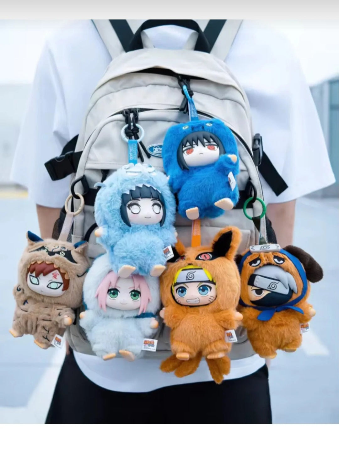 Naruto Peluş Anahtarlık 17 cm – Anime Çanta Charm Sürpriz Paket