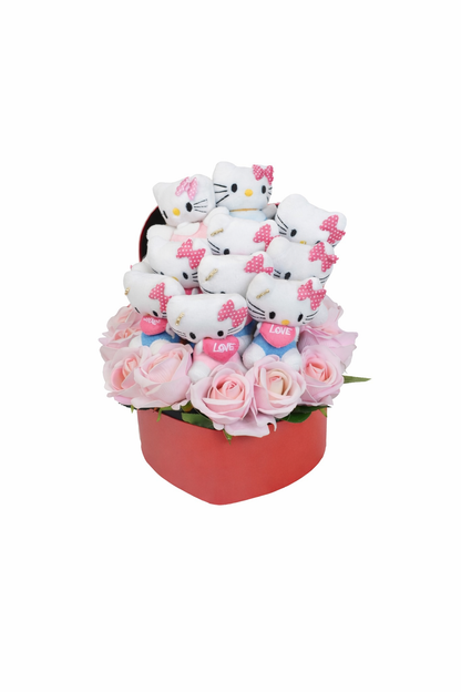 Premium Hello Kitty Box Hediye Kutusu
Hello Kitty Peluş ve Pembe Gül Kutusu