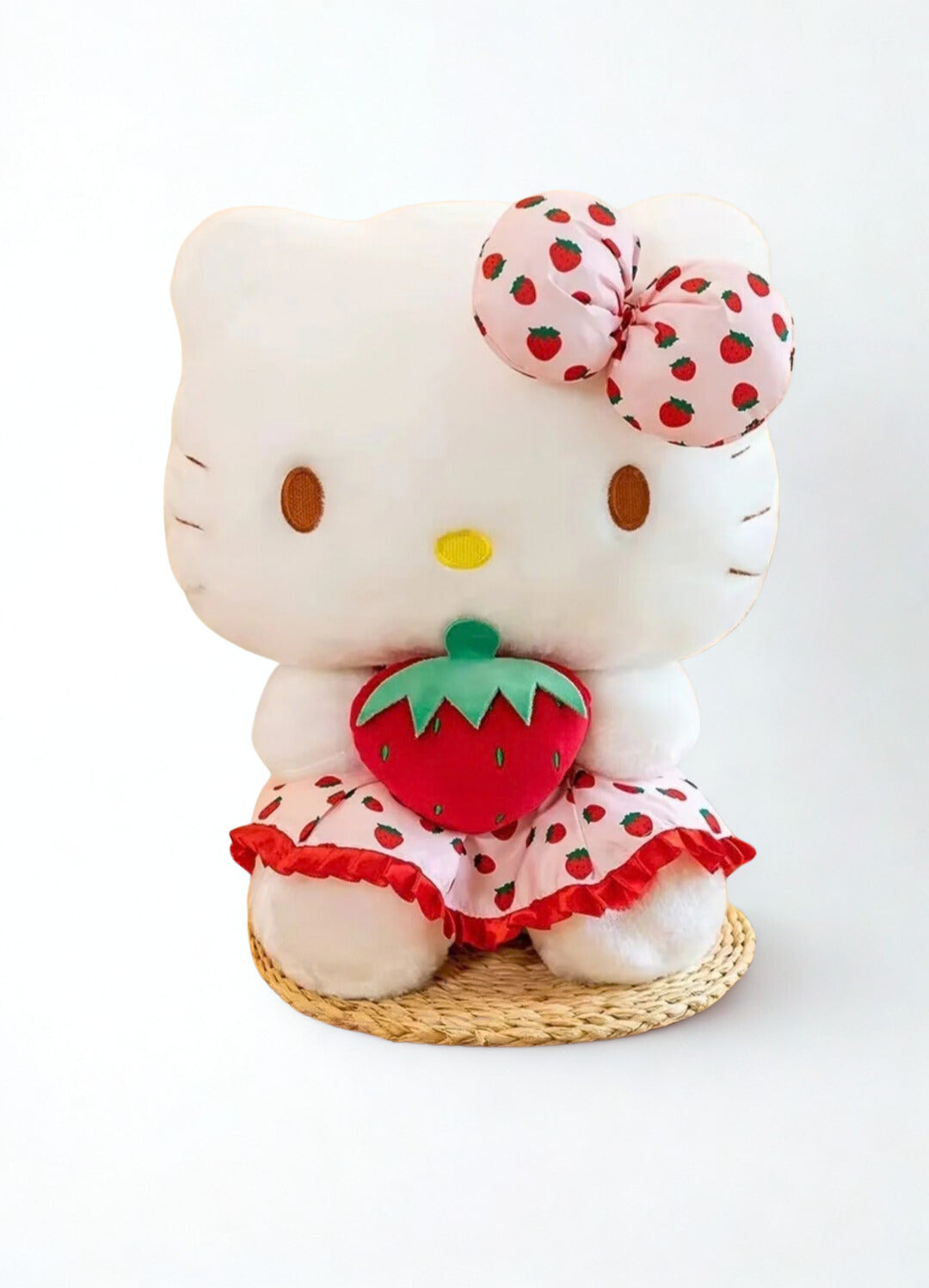 Çilek hellokitty Peluş oyuncak yumuş 30cm hediyelik