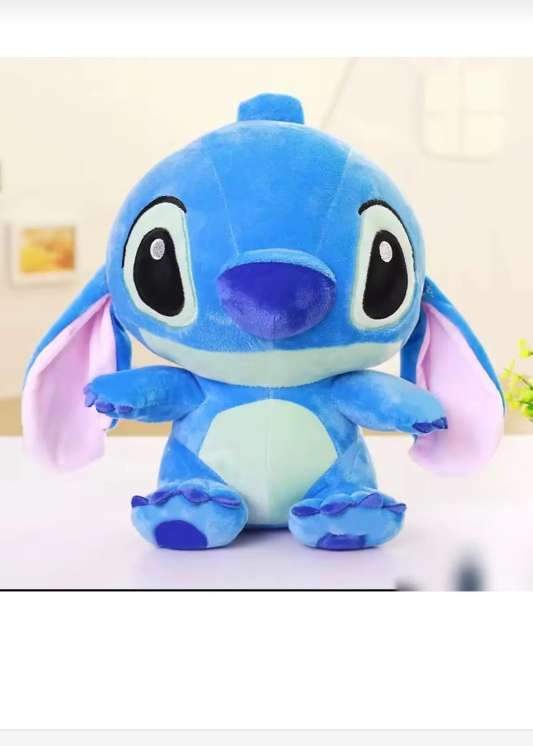 ToyziBox Stitch Peluş Oyuncak 30 cm Yumuşak Sevimli Uyku Arkadaşı Stitch Peluş