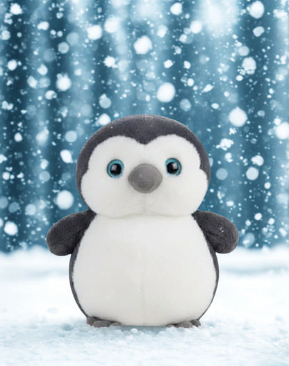 Adayı Terk Eden Siyah Penguen  Minelo Peluş Oyuncak 40 cm Yumuşacık Tüylü Penguen Uyku Arkadaşı
