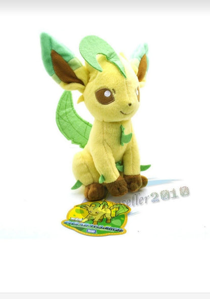 Leafeon 20cm Eevee Serisi Özel Etiketli Pokemon Peluş Oyuncak