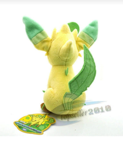 Leafeon 20cm Eevee Serisi Özel Etiketli Pokemon Peluş Oyuncak
