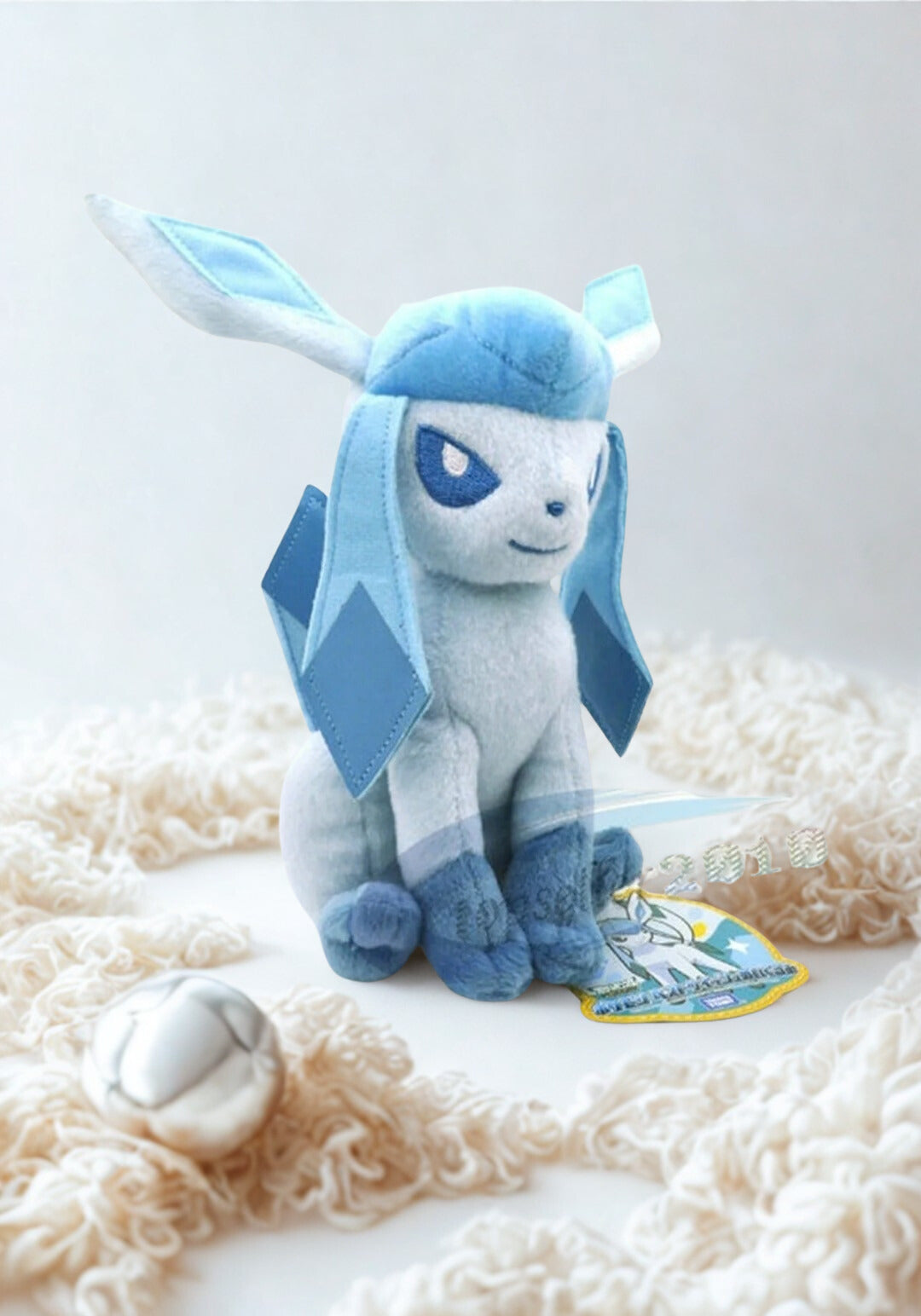 Glaceon Pokemon Peluş Oyuncak 20 cm Etiketli Eevee Serisi Peluş Oyuncak