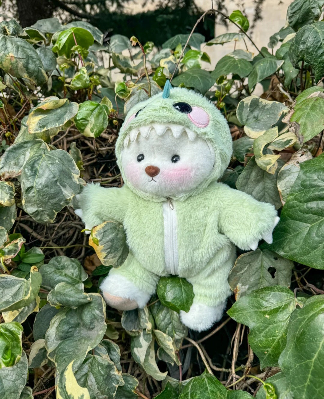 Dinozor Kostümlü Teddy Peluş Ayı  – Kıyafeti Çıkarılabilir Sevimli Peluş Oyuncak