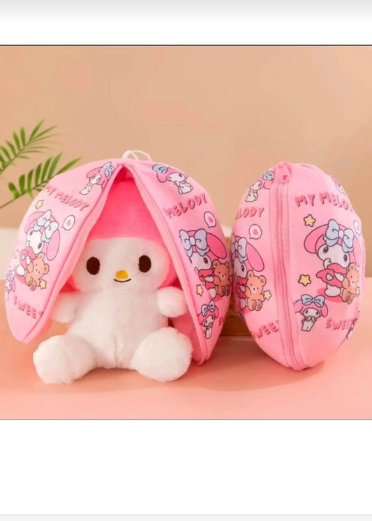 Peluş Oyuncak 40 cm Büyük Boy Sanrio Kawaii Peluş Hello Kitty Kuromi Aksesuarlı