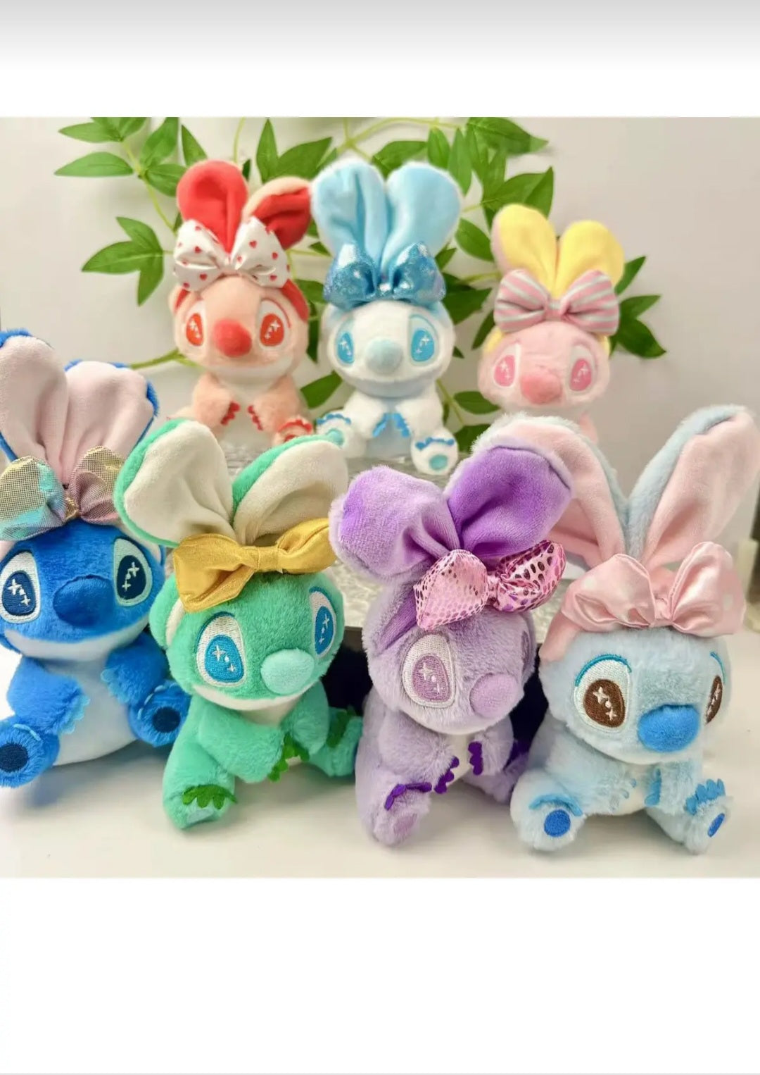 Stitch Peluş Anahtarlık 15 cm – Uzun Kulaklı Mavi Stitch Çanta Süsü