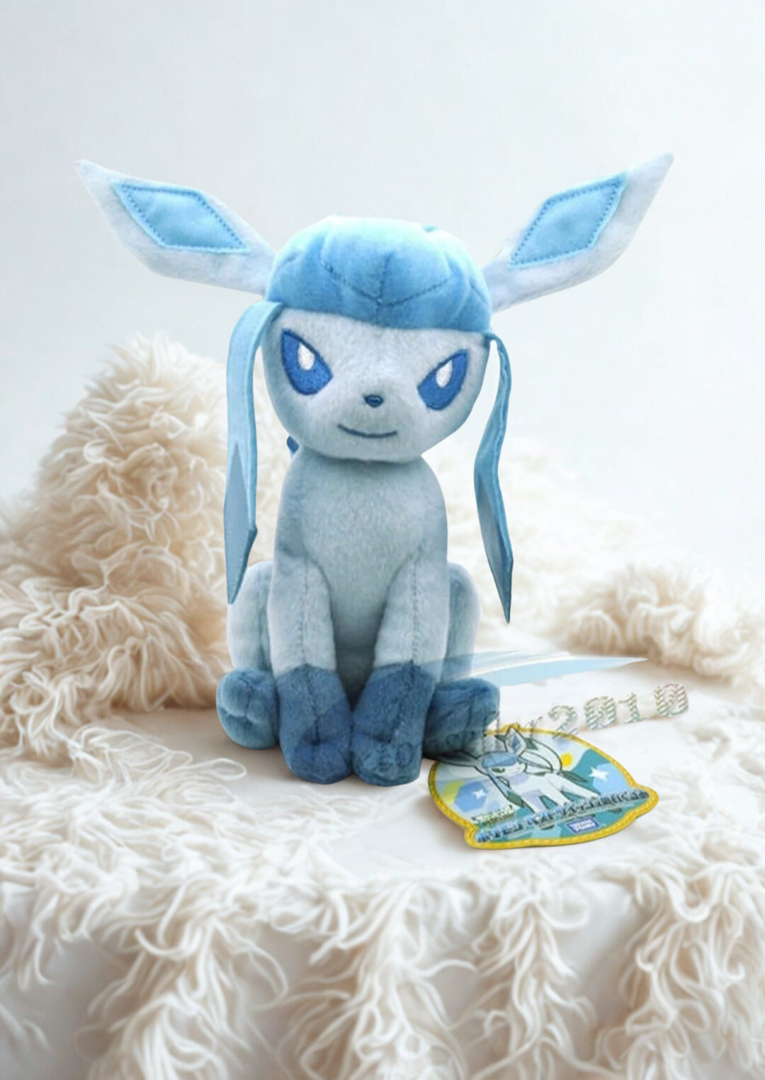 Glaceon Pokemon Peluş Oyuncak 20 cm Etiketli Eevee Serisi Peluş Oyuncak
