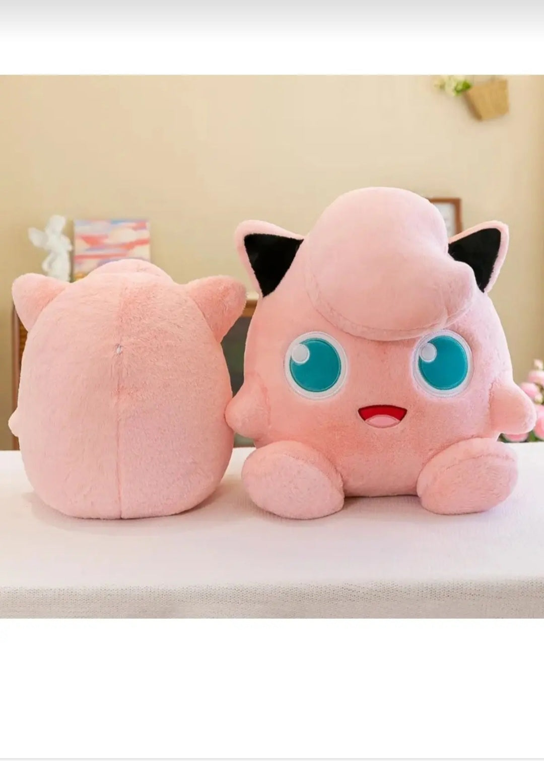Jigglypuff Peluş Oyuncak 35 cm Büyük Boy Pokemon Peluş