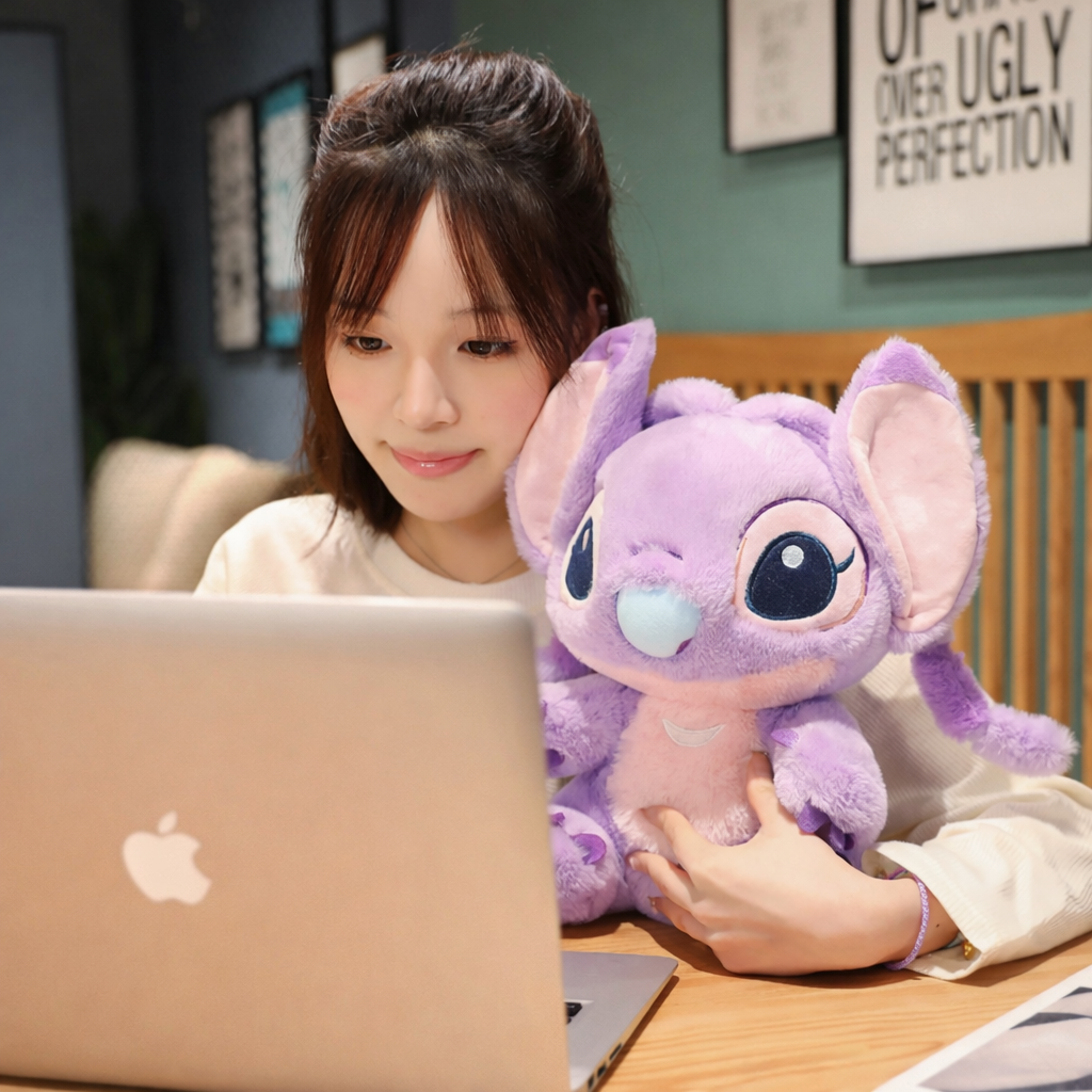 ToyziBox Angel Peluş Oyuncak 25 cm Lilo Stitch Arkadaşı Sevimli Peluş Oyuncak