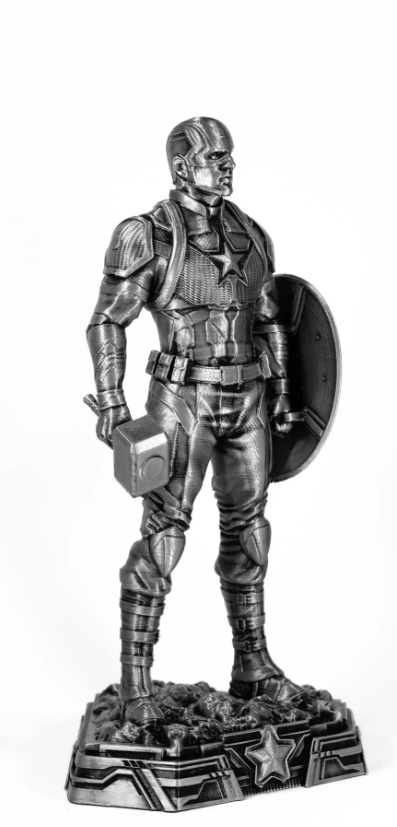 🛡️US Captain America 3D Baskı Figür
