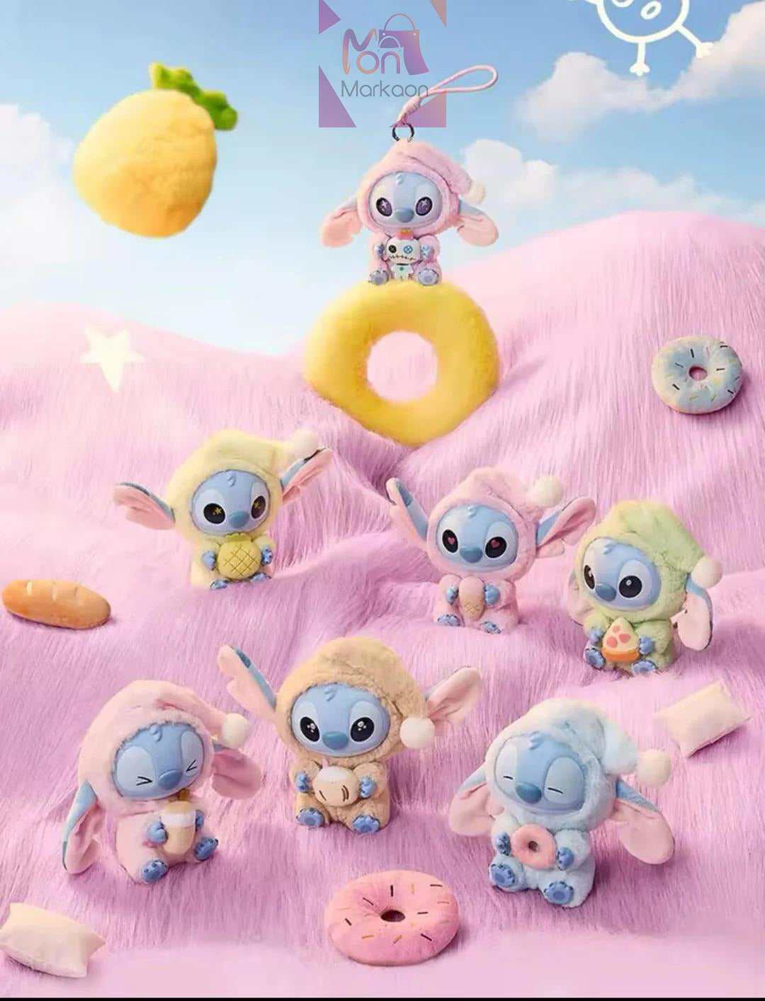 Aksesuar Stitch Sürpriz Anahtarlık Yeni Nesil Stitch Labubu
