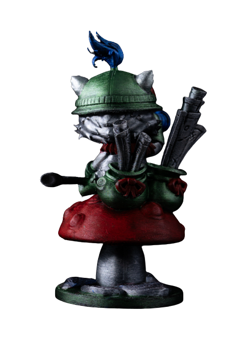 🍄🎯 Teemo 3D Baskı Figür