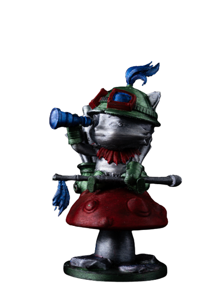 🍄🎯 Teemo 3D Baskı Figür